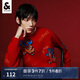 杰克·瓊斯龍年圓領(lǐng)針織衫F16紅色180/100A(L)