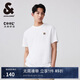 杰克·瓊斯（JACK&JONES） 春季新款商務(wù)通勤涼感華夫格logo皮標(biāo)圓領(lǐng)短袖T恤男款225101030