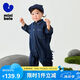 迷你巴拉外出連體衣長袖親膚吸濕速干恐龍爬服2025春嬰兒衣服