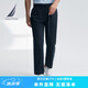 諾帝卡（NAUTICA）【大促爆款】男裝25春夏新款天絲亞麻休閑褲男PO5212 藏青4NV L