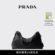 PRADA/普拉達【禮物】女士Prada Aimée大號牛皮革單肩包手提包 黑色