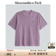 ABERCROMBIE & FITCH【基礎(chǔ)多色T】男裝25夏季新款經(jīng)典小麋鹿棉質(zhì)短袖T恤KI124-9235 紫紅色 M (180/100A)