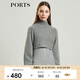 PORTS寶姿女裝 秋冬新品毛衣LL9K439LKF038 灰色 S 4
