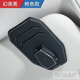 拓瑪仕（TUOMASHI）車(chē)載眼鏡夾遮陽(yáng)板多功能眼鏡盒墨鏡夾收納盒磁吸金屬汽車(chē)內(nèi)眼鏡架 六邊形-深曜黑-【幻夜黑】