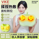VKE新蘋(píng)果枕按摩器全身多功能頸椎按摩器家用腰背部揉捏肩頸儀 頂配充電款蘋(píng)果【草綠色】正反手揉捏+熱敷殺菌+禮盒 365天免費試用丨十年質(zhì)保丨已換代修