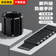 麓格立 硅膠負重手環(huán)隱形增重綁腿沙袋綁手腕配重鉛塊跑步游泳健身手環(huán) 負重手環(huán)黑-450克(一對裝)