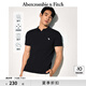 ABERCROMBIE & FITCH【舒適透氣】男裝25夏季新款經(jīng)典小麋鹿POLO衫T恤KI124-5182 黑色 M (180/100A)