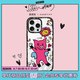 CASETIFY 周雨彤合作系列 豬豬醉酒 適用于iPhone16/Pro/Max手機(jī)殼 透明黑框Magsafe iPhone 15 Pro