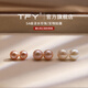 TFYS999純銀天然淡水真珍珠耳釘女耳環(huán)新款睡覺(jué)不用摘養耳洞氣質(zhì)耳飾 淡水珍珠白【999銀】 10mm