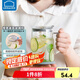 樂(lè )扣樂(lè )扣（LOCK&LOCK）愜意水杯馬克杯桌面玻璃杯男女士茶杯泡茶杯子學(xué)生男女透 馬克杯-620ML