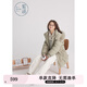 紫涵中長款加厚羽絨服女年冬季連帽防風(fēng)羽絨外套毛領(lǐng)大衣 卡其綠 S