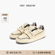 FOOT INDUSTRY 足下工業(yè) 「品牌經(jīng)典」90s滑板鞋運(yùn)動休閑復(fù)古訓(xùn)練板鞋百搭舒適 米白/黑色 42