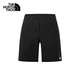 The North Face北面速干短褲男戶(hù)外涼感透氣休閑7WB7 黑色/JK3 L