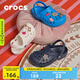 crocs卡駱馳貝雅兒童洞洞鞋男女童戶外包頭沙灘鞋拖鞋/207013/207012 白色-100 35 (215mm)