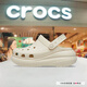 卡駱馳（crocs）卡洛馳洞洞鞋泡芙厚底沙灘鞋拖鞋王俊凱同款增高女鞋|春夏休閑日 207521-2Y2 泡芙骨白 36 36/37=M4W6220mm 隨機送鞋花