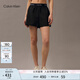 Calvin Klein運(yùn)動【吸濕速干】25春夏女士ck高腰跑步健身運(yùn)動短褲GWS4S819 UB1-太空黑 S