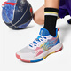 李寧童鞋兒童籃球鞋男大童龍拳防滑李寧云科技減震支撐青少年籃球鞋 標準白/星際藍26-31 37
