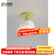 鹿屋網(wǎng)紅鈴蘭花過道走廊燈2025年新款奶油風(fēng)陽臺(tái)燈入戶燈玄關(guān)燈小吊燈 普通款綠色D款【15CM】三色 5瓦