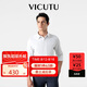威可多（VICUTU）長(zhǎng)袖襯衫男易打理休閑襯衫VEW24151190 白色 175/B/41 