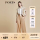 PORTS寶姿商場(chǎng)同款春夏新款女裝“Crop Top格紋短西裝”LD8J086PFD122 亞麻淺金混色 M (6)