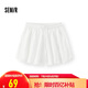 森馬（Semir）休閑褲女純色松緊腰短褲2025夏溫柔寬松花苞褲少女感109325125004