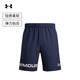 安德瑪（Under Armour）春夏Graphic男子印花訓練運動(dòng)短褲6007561 藏藍色410 M