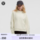 lululemon丨 Scuba 女士寬松款側(cè)開口連帽衫 LW3IU6S 骨白 M /L