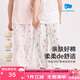 麗嬰房麗嬰房兒童睡褲男女童夏季家居褲子碎花寬松束腳長褲2025新款 玉湖藍（全棉） 100 cm