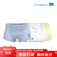 麗嬰房（Les enphants）【5A抗菌】內(nèi)褲兒童5A抗菌內(nèi)褲5條裝A類三角內(nèi)褲全棉平角女童內(nèi)褲 男生平角 5條 130 cm