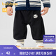 巴拉巴拉寶寶褲子秋裝男長(zhǎng)褲嬰兒運(yùn)動(dòng)褲衛(wèi)褲時(shí)尚休閑萌趣可愛(ài)潮酷 黑色90001 100