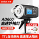 神牛（Godox） AD600BM/AD600BMII二代高速閃光燈同步TTL外拍燈大功率鋰電人像600W AD600BM（保容口）手動版