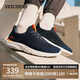 斯凱奇（Skechers）男鞋夏季透氣休閑鞋輕便軟底運(yùn)動鞋跑步鞋健步鞋210281