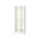 宜家（IKEA）BILLY畢利書柜書架展示柜靠墻收納儲(chǔ)物柜落地柜分層客廳 2門柜白色80x30x202cm