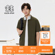 KOLON SPORT/可隆短袖 男子戶外休閑運(yùn)動(dòng)DAY PACK襯衫 LHSH4MTK59-KK 卡其色 L 175/96A