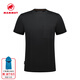 猛犸象（MAMMUT）Urban 男士戶(hù)外運動(dòng)輕量舒適時(shí)尚彈力短袖T恤 黑色 L