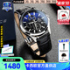 卡西歐（CASIO）商務(wù)休閑日韓手表男士太陽能鬧鐘防水鋼帶皮帶石英腕表送男友禮物 EFB-530L-2A漸變表盤+秒表防水