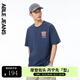 ABLE JEANS 25夏季新款男士寬松美式復(fù)古短袖T恤881272 星際藍(lán) L
