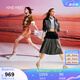 NINE WEST/玖熙阿甘鞋女厚底復古德訓鞋百搭軟底 NR510902CE 白色37