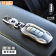 霞想東風(fēng)日產(chǎn)鑰匙套天籟軒逸奇駿汽車尼桑逍客14代探陸殼藍(lán)鳥經(jīng)典適用 日產(chǎn)A款【時(shí)尚銀】+盾牌鑰匙扣