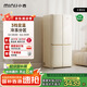 小吉（MINIJ）[國(guó)家補(bǔ)貼20%]512L雙變頻風(fēng)冷無(wú)霜一級(jí)能效十字對(duì)開(kāi)門客廳奶油風(fēng)復(fù)古冰箱四門BCD-JS512WB