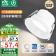 雷士（NVC）LED筒燈客廳臥室嵌入式天花燈7瓦白色暖白全光譜護(hù)眼【光華】Ra98