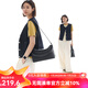 雲(yún)上生活【藍(lán)調(diào)牛仔】金屬撞色紐扣圓領(lǐng)馬甲女直筒顯瘦上衣2025秋J0374 藍(lán)色 M （建議85-115斤左右）