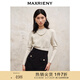 MAXRIENY精致復(fù)古套頭針織衫女打底衫女截短修身上衣 淺杏 L 03