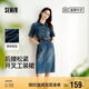 森馬（Semir）森柔牛仔|商場(chǎng)同款牛仔連衣裙女腰帶2025夏季工裝裙103325114001