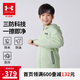 安德瑪（Under Armour）男大童秋冬裝外套戶外休閑運(yùn)動(dòng)訓(xùn)練服連帽三防上衣外套244122115