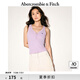 ABERCROMBIE & FITCH【亨利領(lǐng)背心】女裝25夏季新款經(jīng)典小麋鹿背心上衣KI139-5274 粉色 XS (160/84A)