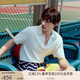 Tommy Hilfiger【純色肌理感】25夏季男純棉通勤POLO襯衫領(lǐng)短袖針織衫04331