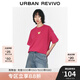UR2025秋季新款女裝時尚多巴胺萌寵章仔棉質(zhì)短袖T恤UYY450232 玫紅色 (偏寬松) M
