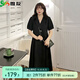 惟友連衣裙女夏裝大碼女裝胖mm法式復(fù)古氣質(zhì)西服裙 長(zhǎng)款 5XL 【尺碼偏大】 建議210-240斤