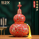 銅之父【百福葫蘆】黃銅葫蘆擺件家居裝飾品玄關(guān)客廳擺設(shè)喬遷禮品 黃銅大號百福葫蘆（紅） 無規(guī)格